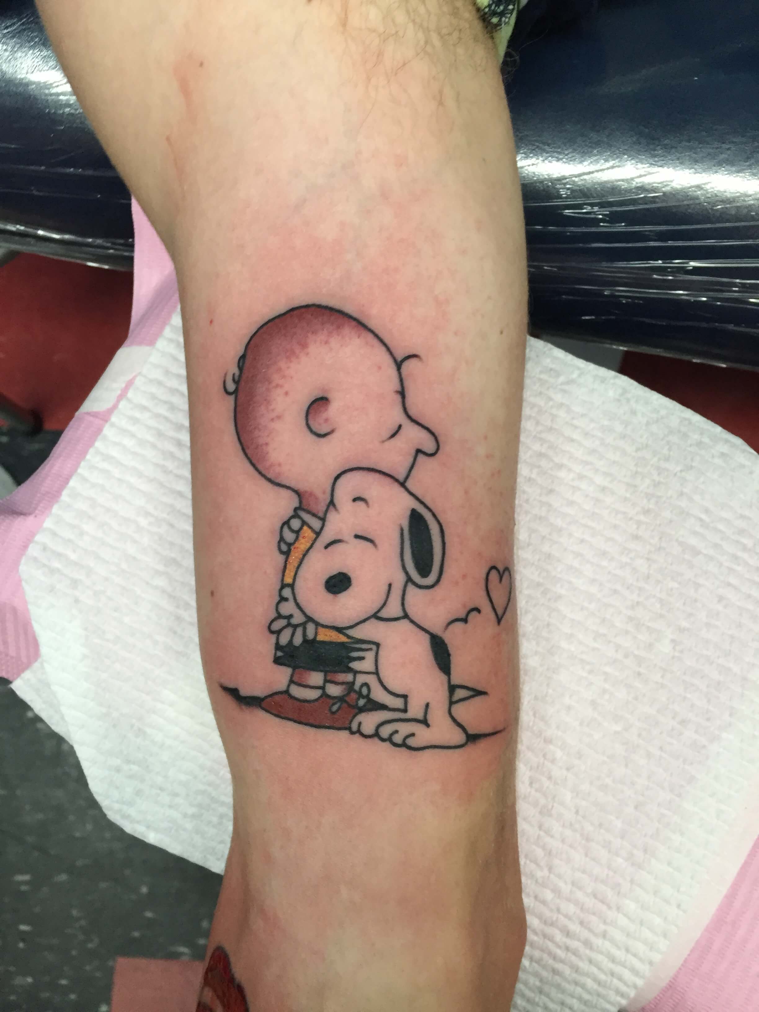 Snoopy and Charlie brown