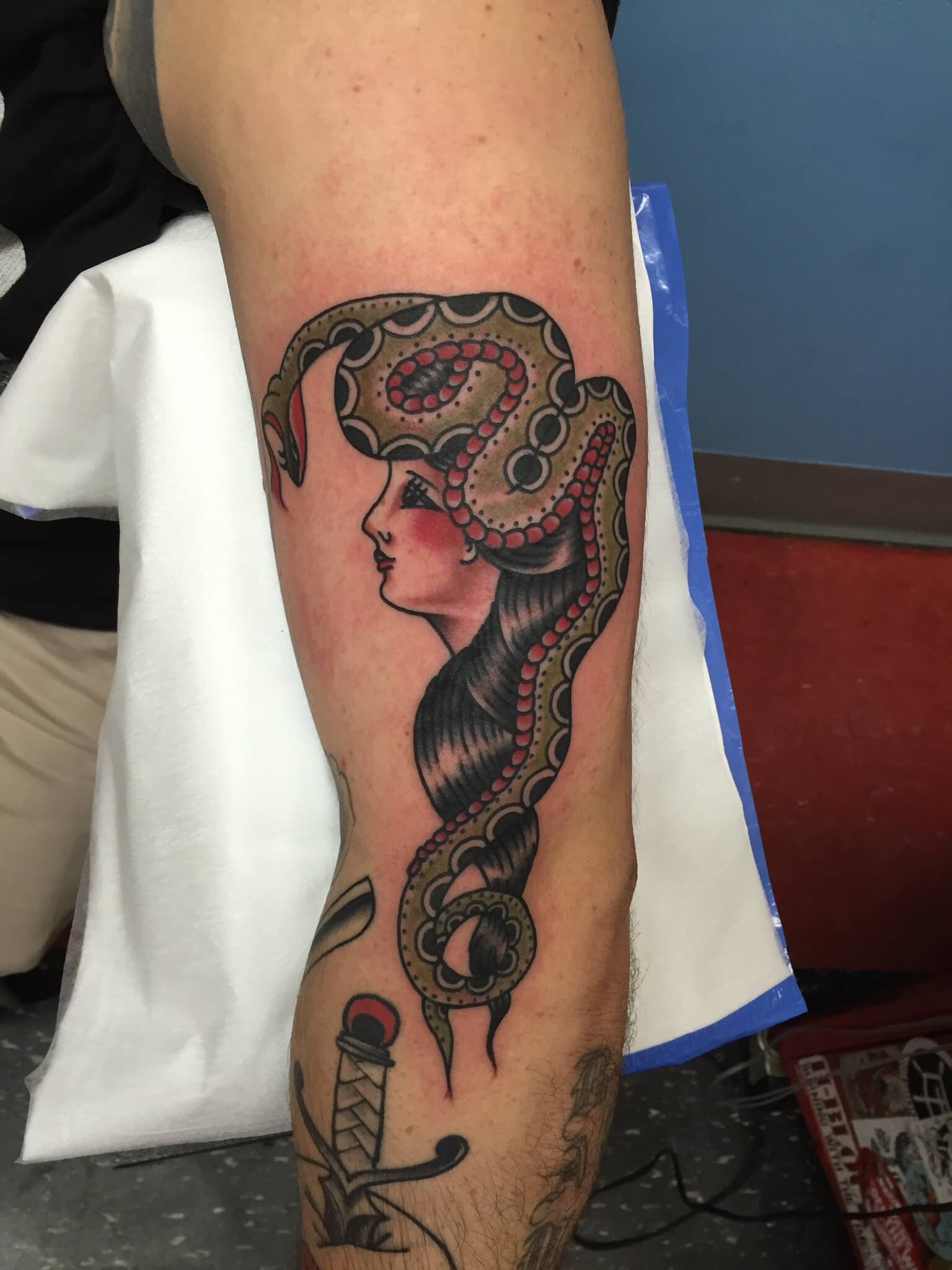 Traditional Snake lady